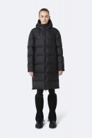 Rains Long Puffer Jacket Svart 
